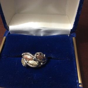 Black Hills Gold 12K/Sterling silver ring.
